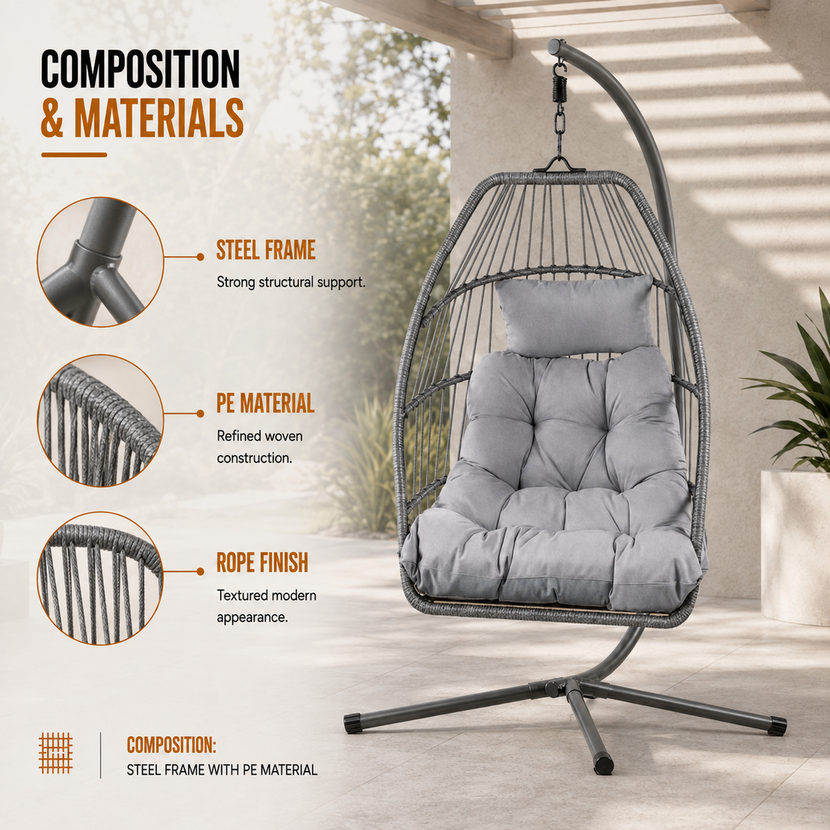 Home Republic Miami Egg Chair