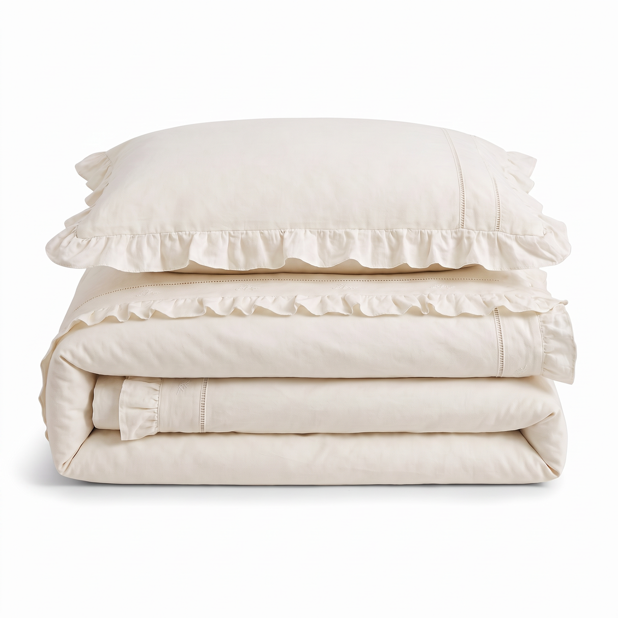 Sweet Dreams Angelica Linen Duvet Cover & Pillowcase Set