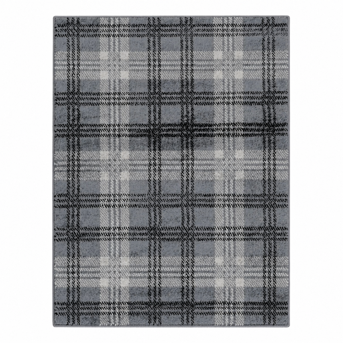 Home Republic Tartan Check Rug Low Pile