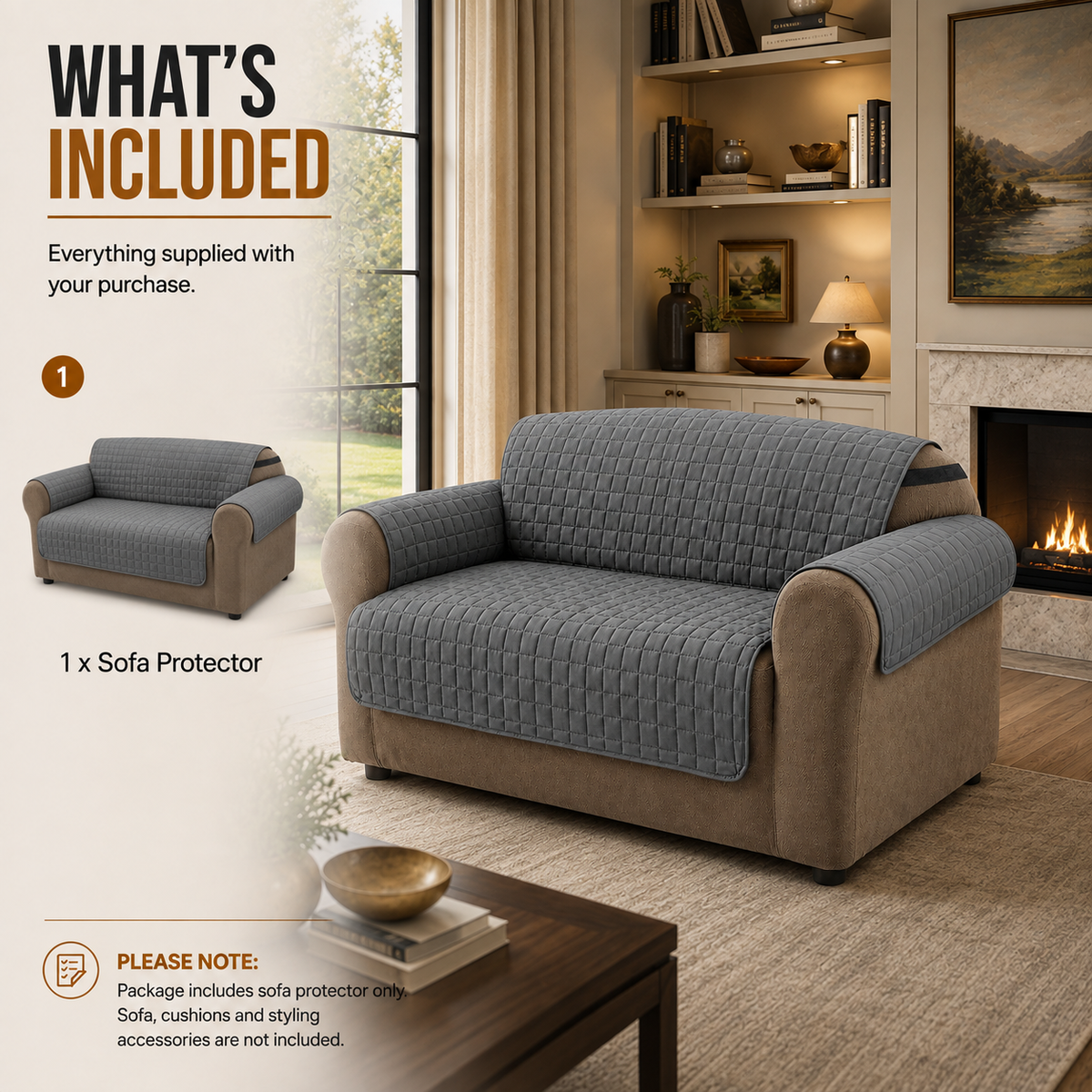 Home Republic Water Repellent Sofa Protector