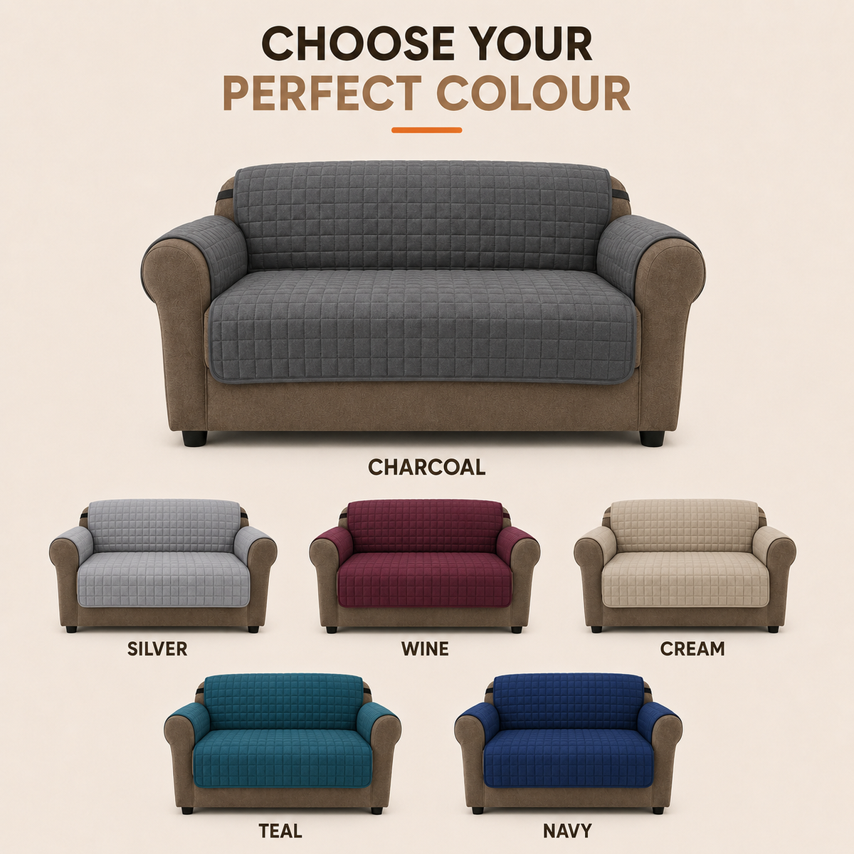 Home Republic Water Repellent Sofa Protector