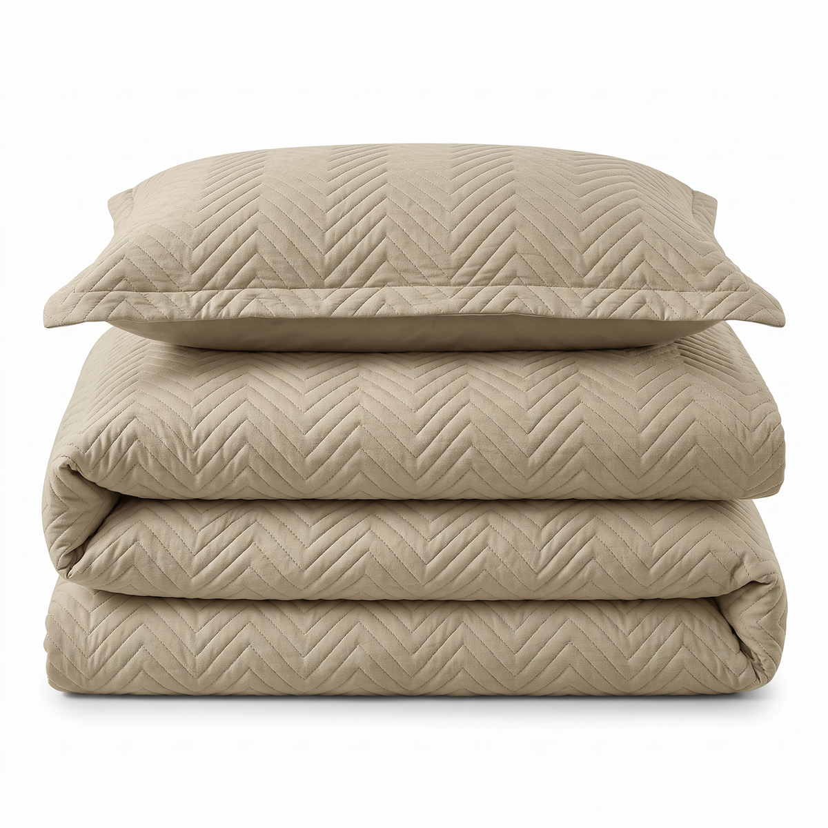 Home Republic Hudson Chevron Pinsonic Duvet Cover And Pillowcase Set