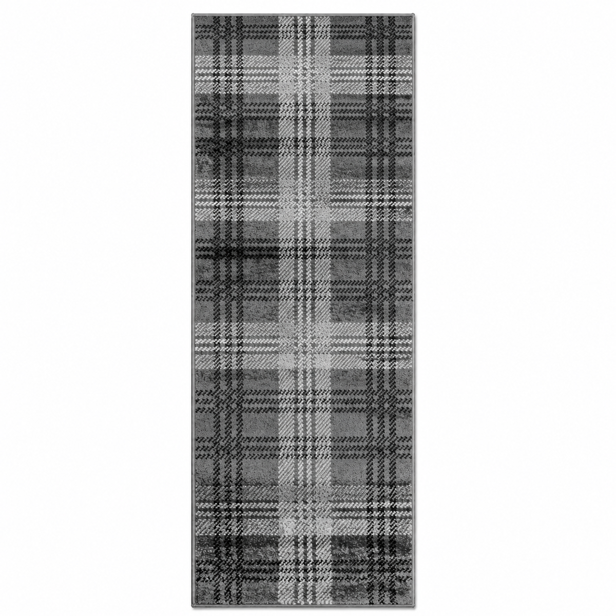 Home Republic Tartan Check Runner Low Pile