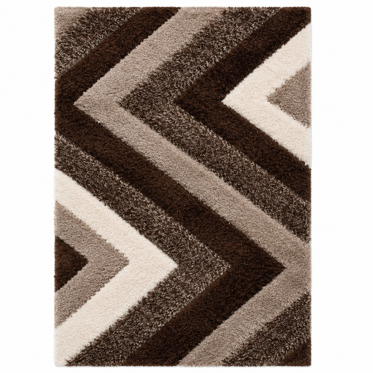 Home Republic Shaggy Chevron Rug Long Pile