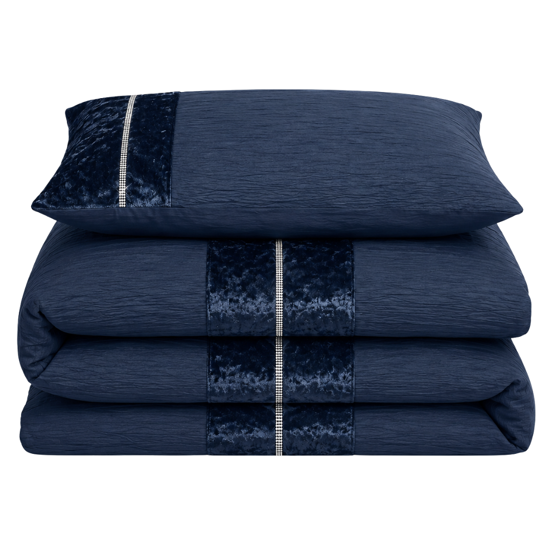 Intimates Diamante Orleans Duvet Cover & Pillowcase Set