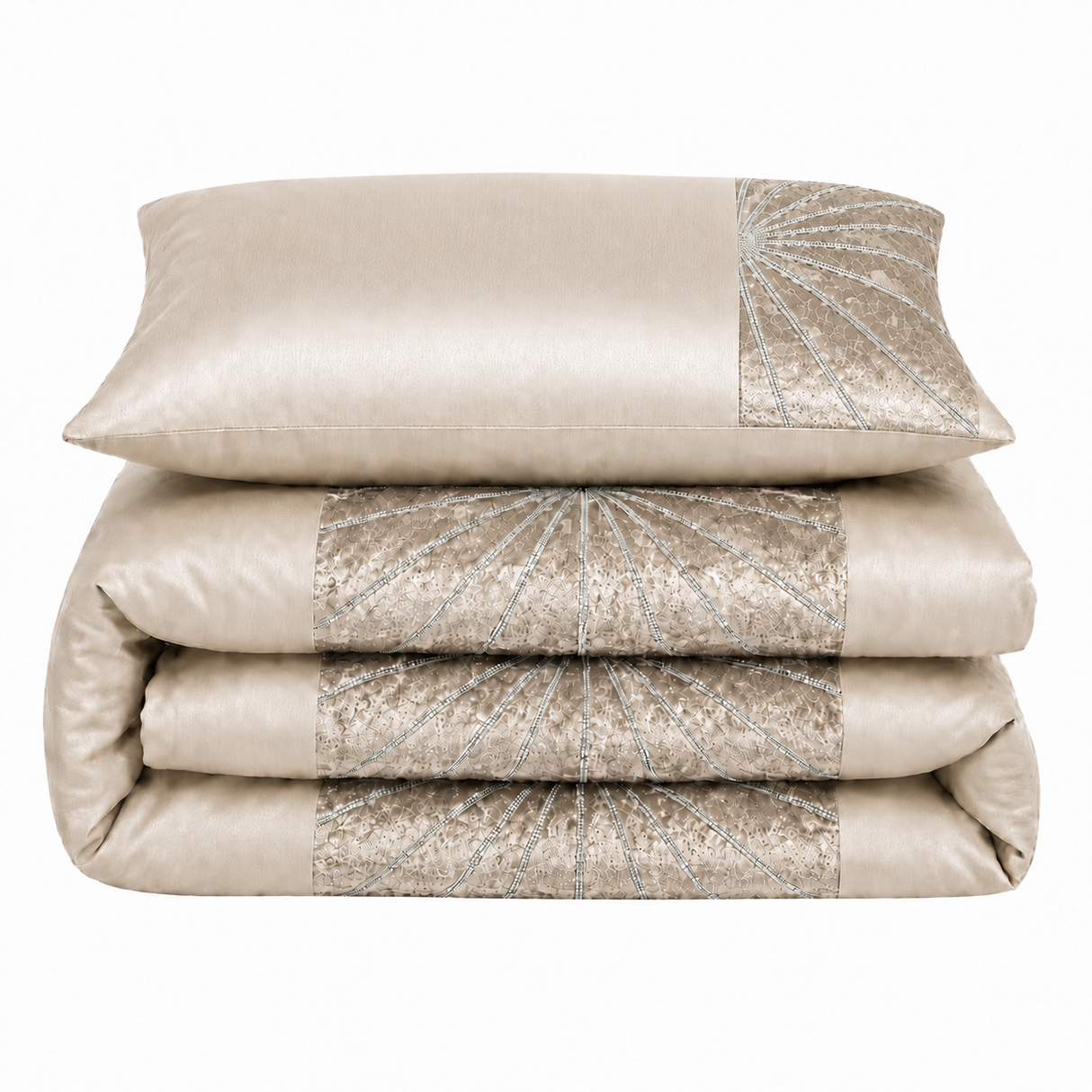 Intimates Diamante Starburst Duvet Cover & Pillowcase Set