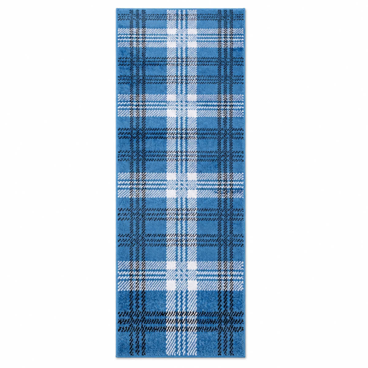 Home Republic Tartan Check Runner Low Pile