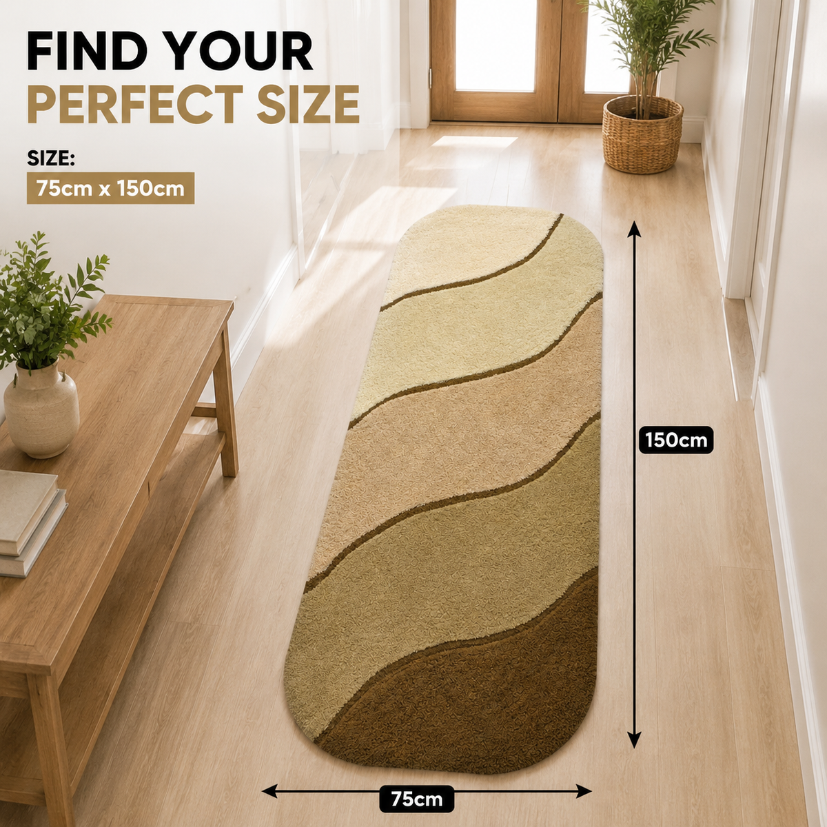 Home Republic Sorrento Runner Long Pile