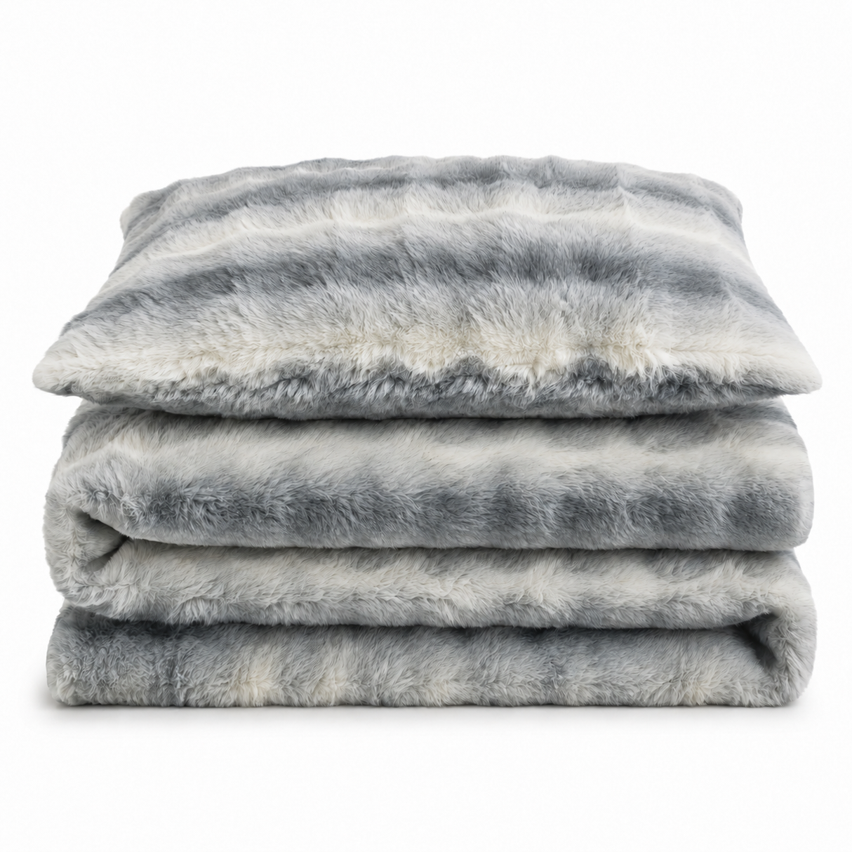 Sweet Dreams Faux Rabbit Fur Duvet Cover and Pillowcase Set