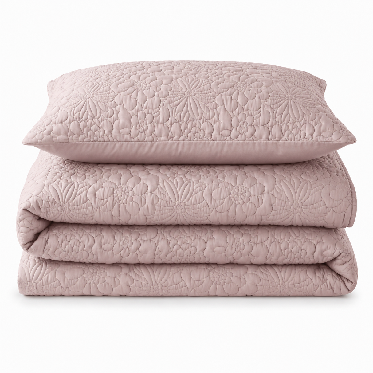 Velosso Alini Quilted Duvet Cover & Pillowcase Set