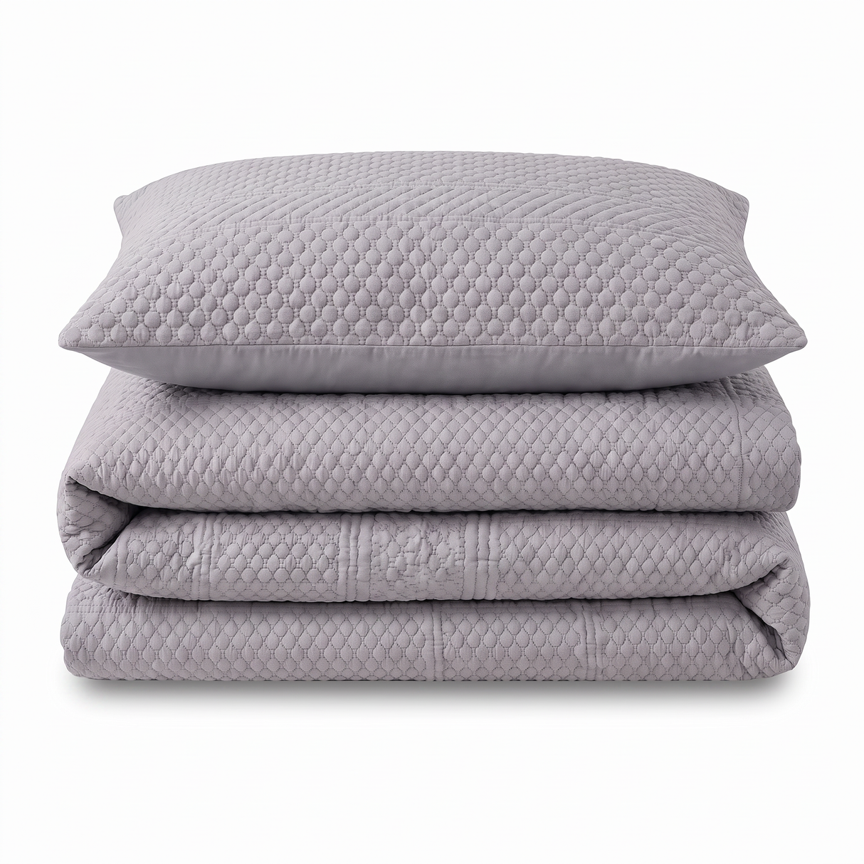 Velosso Paloma Pinsonic Bobble Pattern Duvet Cover and Pillowcase Set