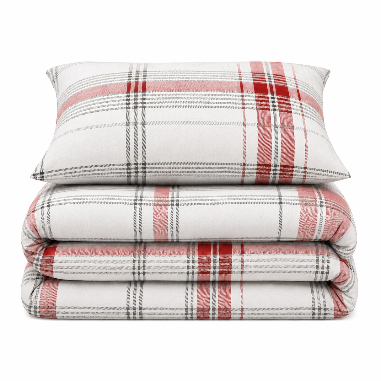 Velosso Burlington Check Duvet Cover & Pillowcase Set