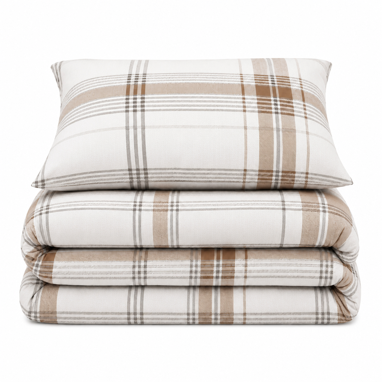 Velosso Burlington Check Duvet Cover & Pillowcase Set