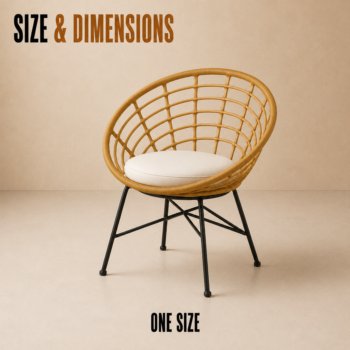 Home Republic Venice Rattan Chair