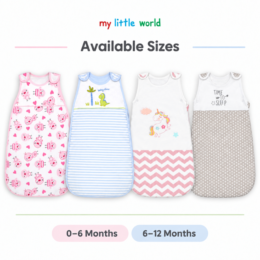 My Little World Time To Sleep Polka Dot Baby Sleeping Bag