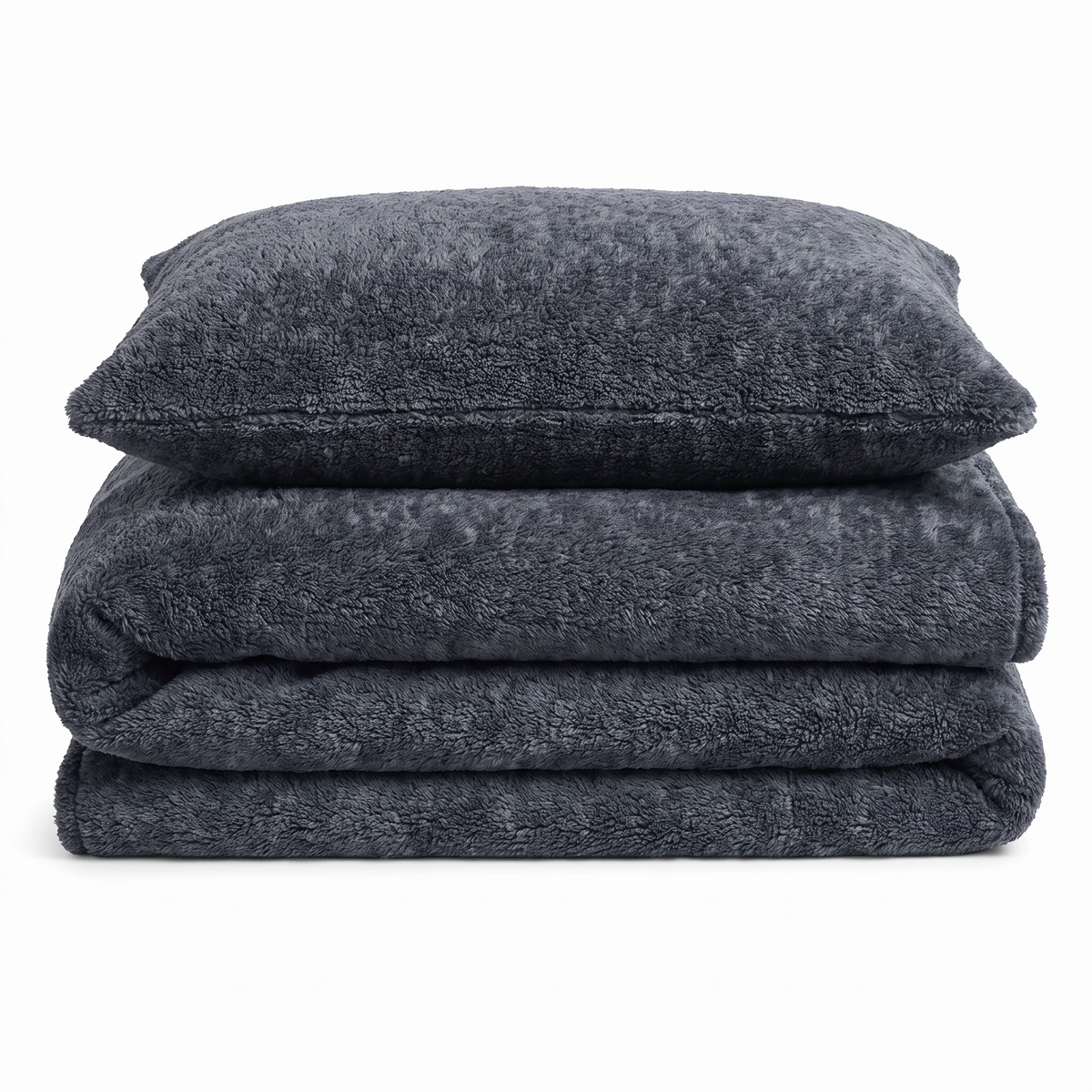 Velosso Teddy Marl Duvet Cover & Pillowcase Set