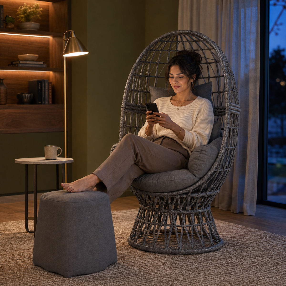 Home Republic Rio 360 Swivel Chair