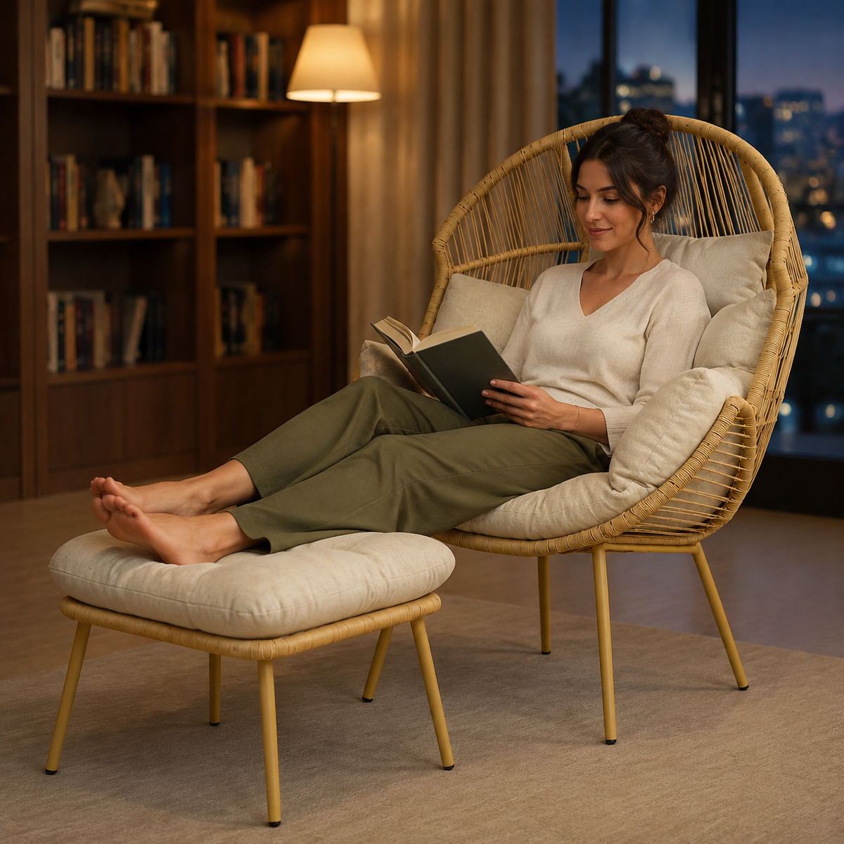 Home Republic Monaco Chair And Stool Set