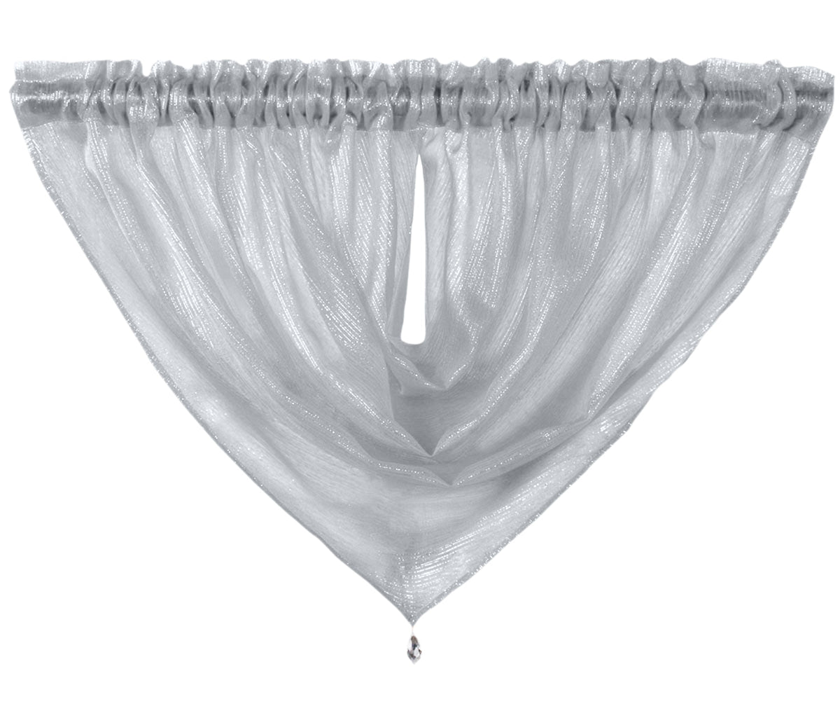 Intimates Alessandria Sparkly Sheer Curtain Swag