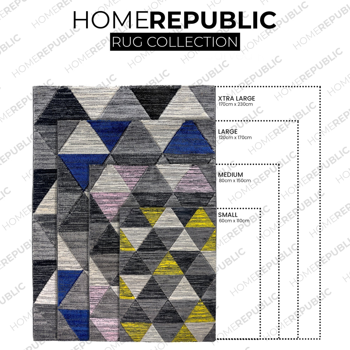 Home Republic Vission Carved Rug Low Pile