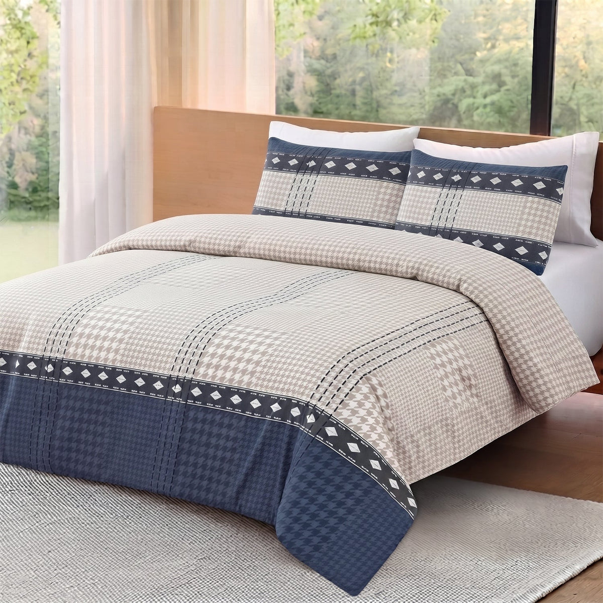 Velosso Atlas Duvet Cover And Pillowcase Set