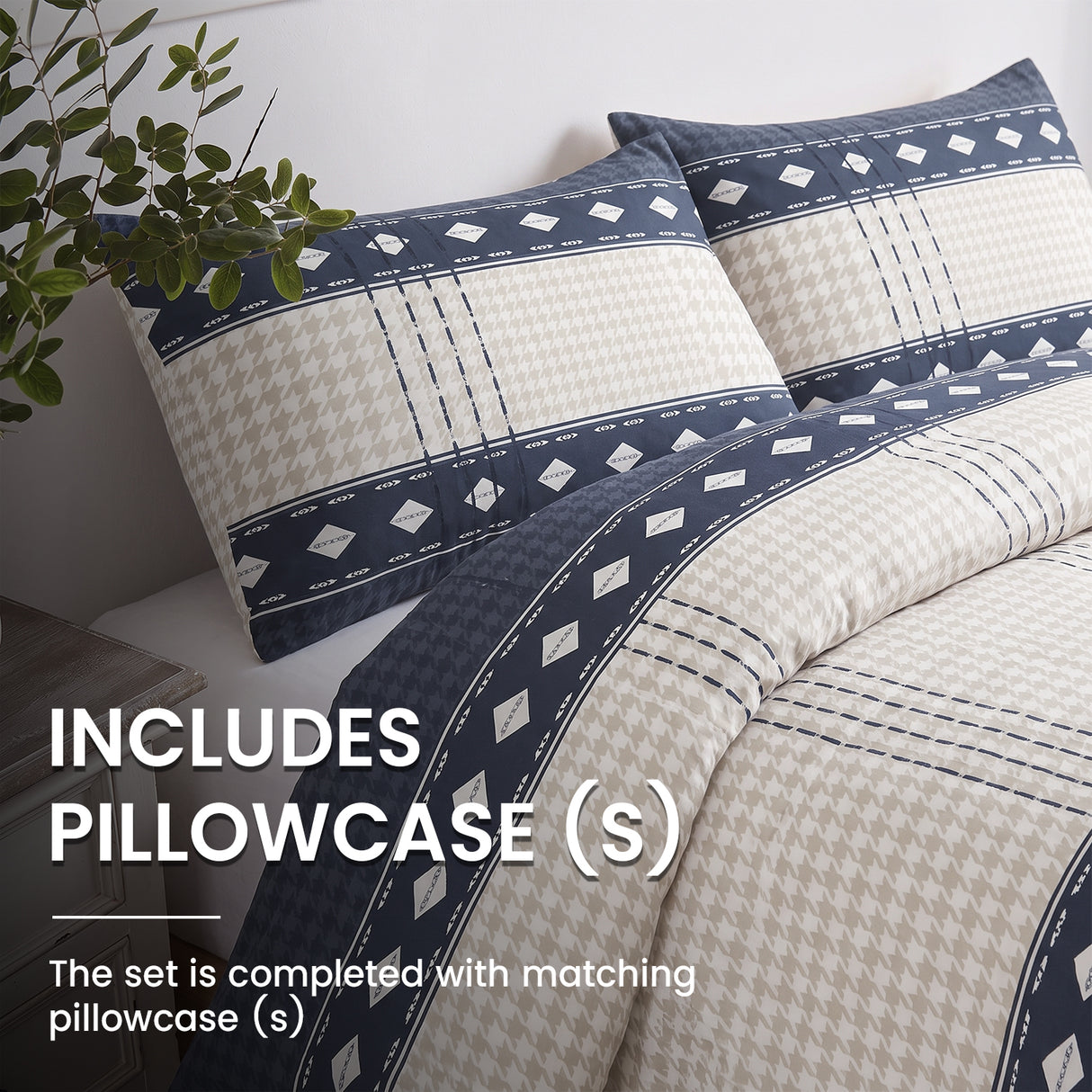 Velosso Atlas Duvet Cover and Pillowcase Set