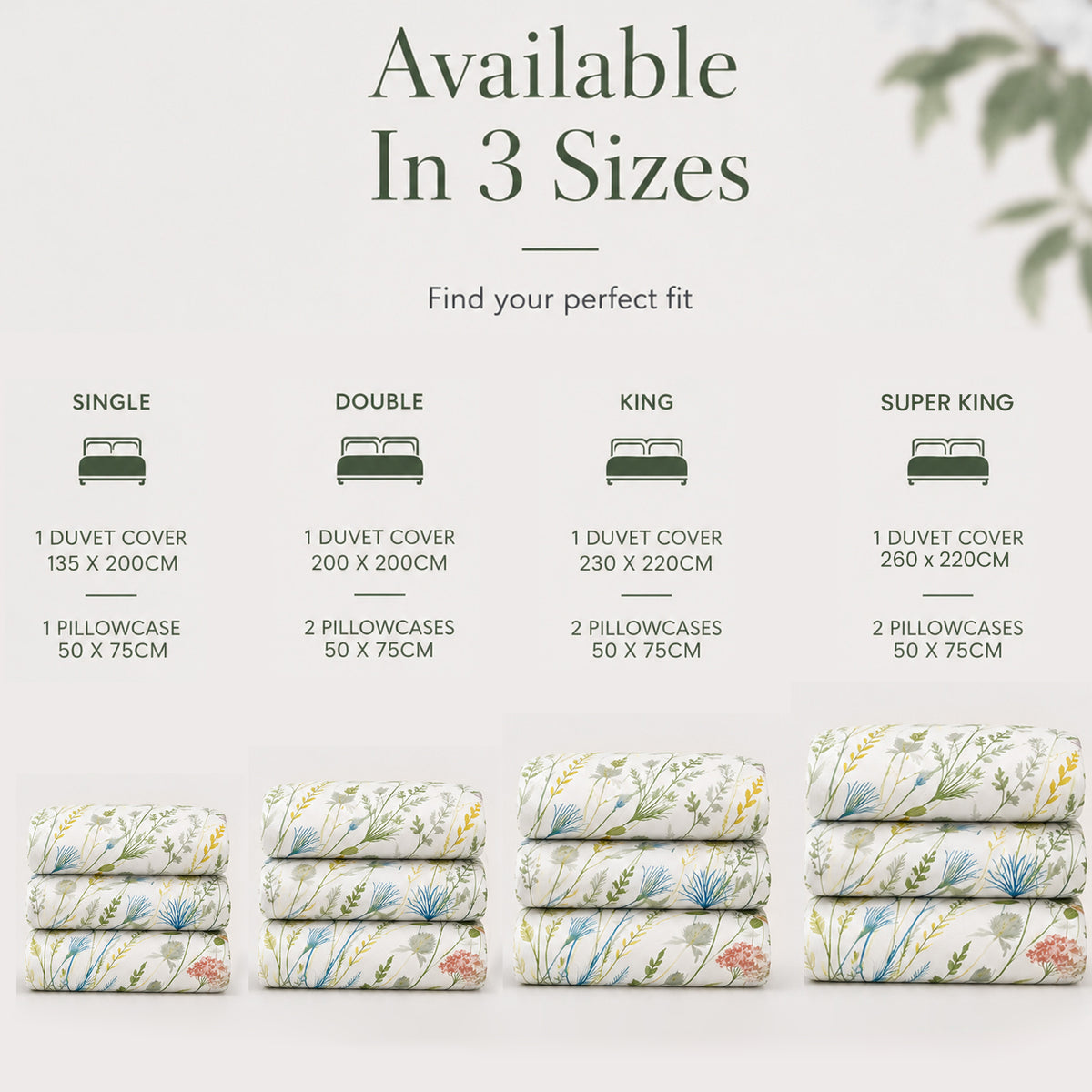 Florelle Bloomfield Wild Meadow Duvet Cover and Pillowcase Set