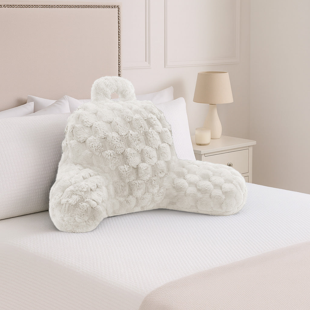 Velosso Chunky Popcorn Faux Rabbit Fur Cuddle Pillow