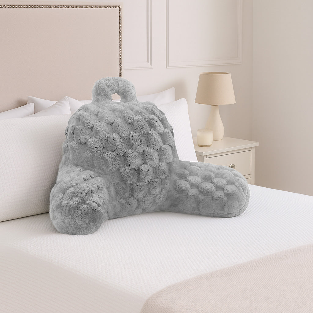 Velosso Chunky Popcorn Faux Rabbit Fur Cuddle Pillow