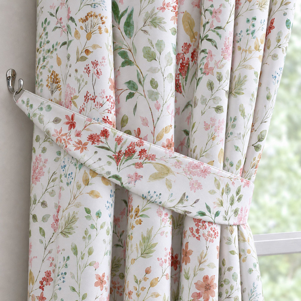 Florelle Eleanor Watercolour Ring Top Curtains