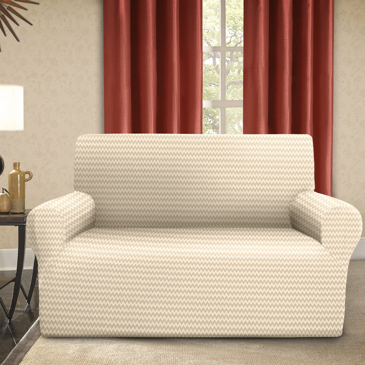 Home Republic Esther Stretch Fitted Sofa Cover