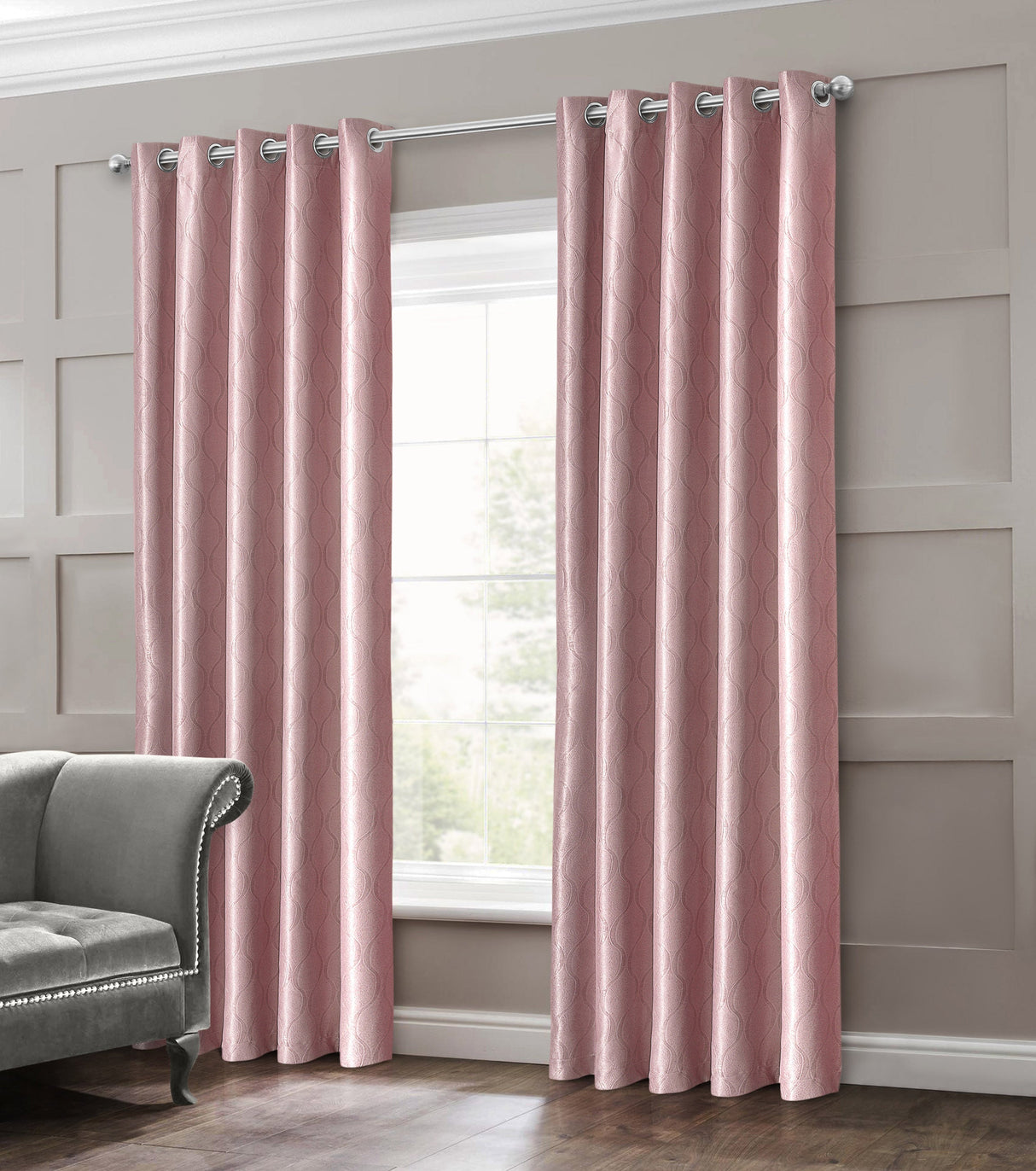 Velosso Evisa Blackout Ring Top Curtains