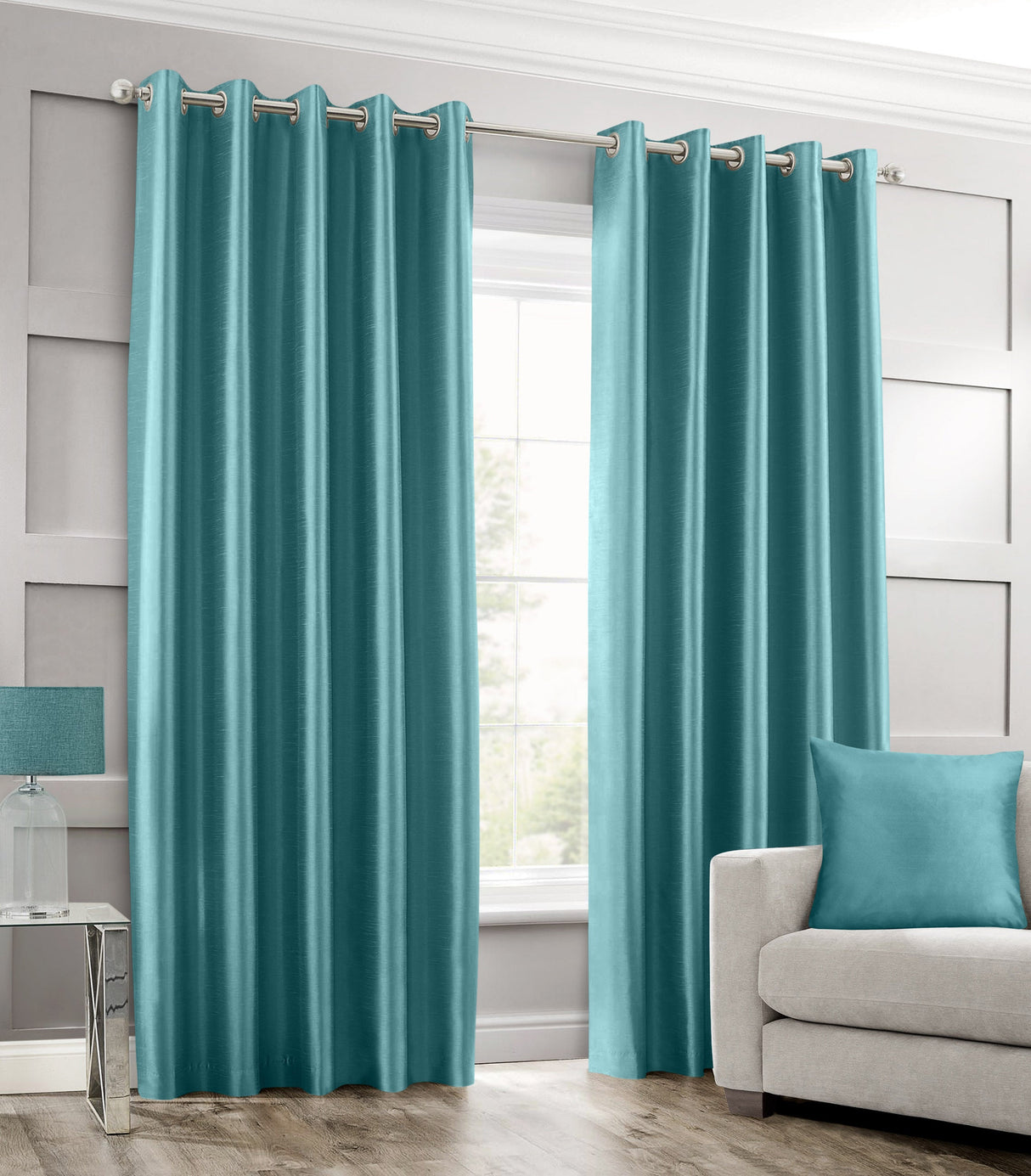 Intimates Faux Silk Ring Top Curtains