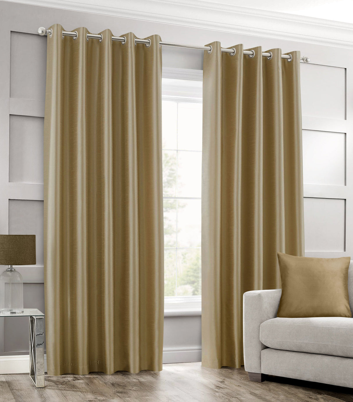 Intimates Faux Silk Ring Top Curtains