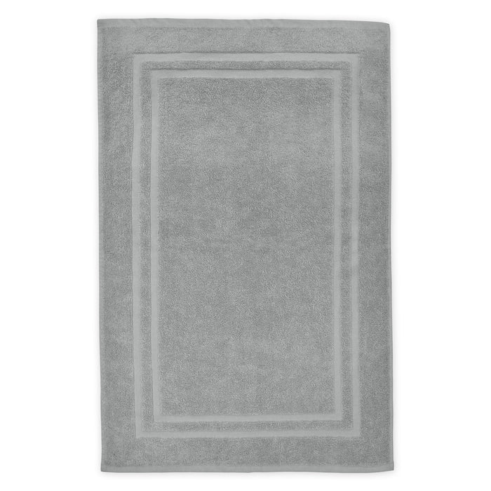 Luxury Pure Cotton 750gsm Grey Bath Mat