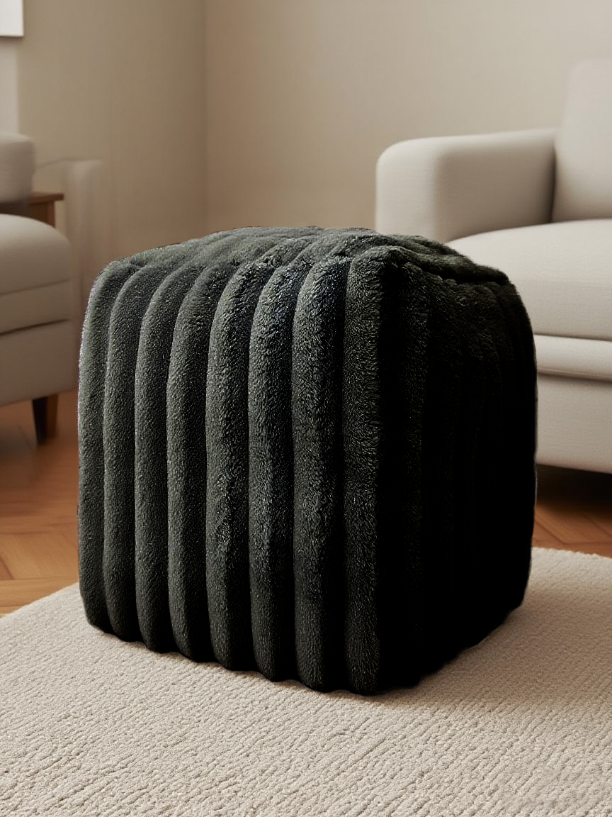 Home Republic Jumbo Cord Faux Fur Bean Bag