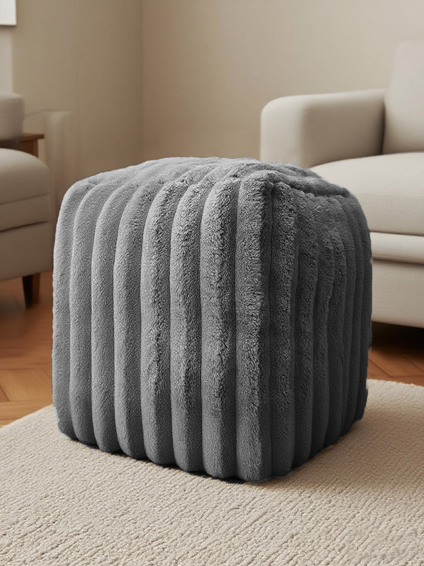 Home Republic Jumbo Cord Faux Fur Bean Bag