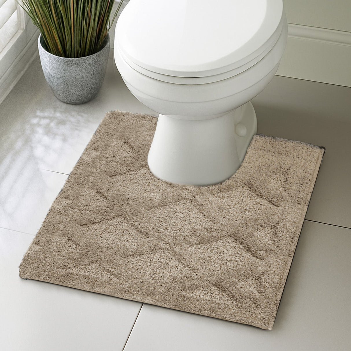 Velosso Knox Bath/ Pedestal Mat Cashmere Feel