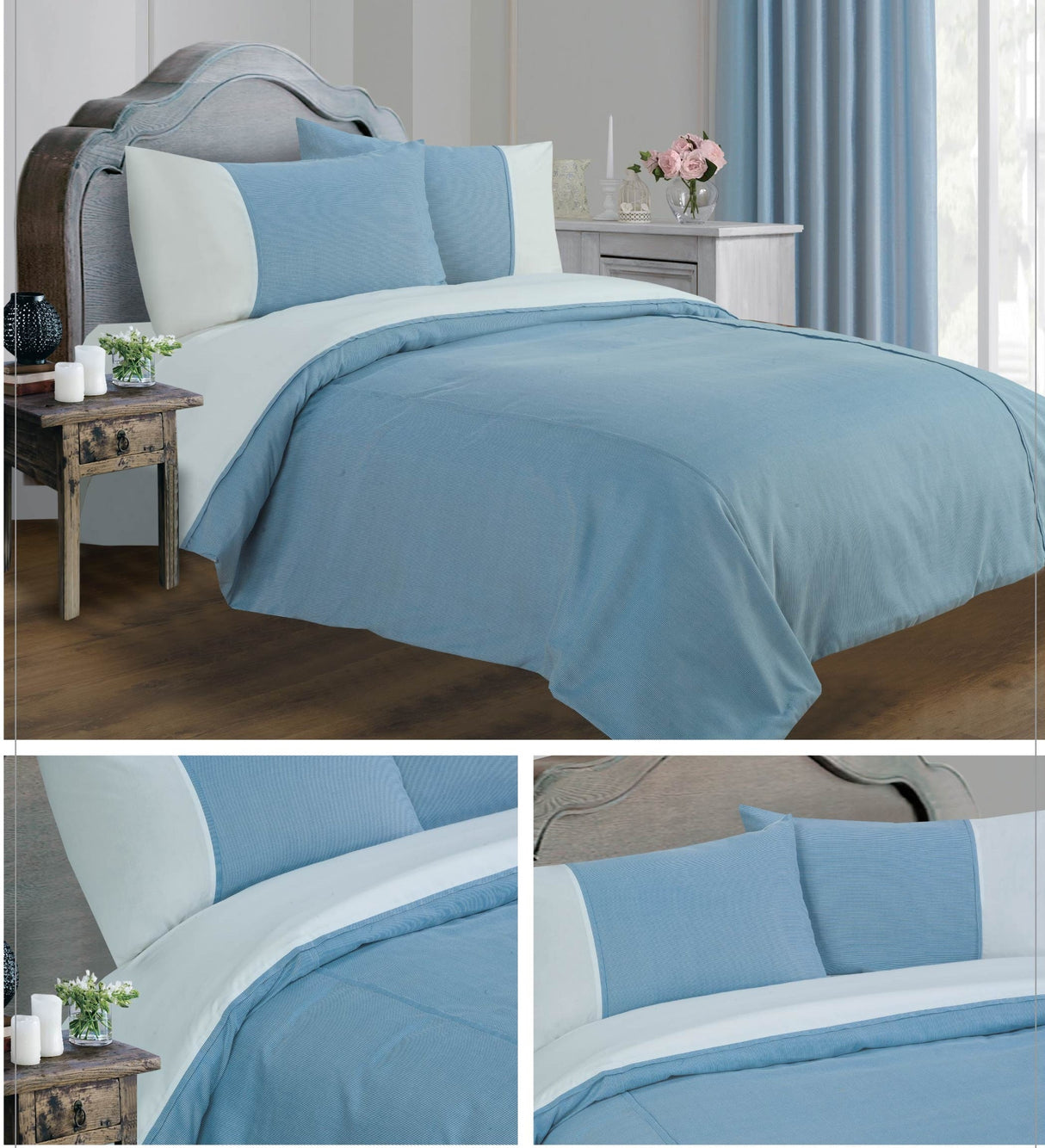 Intimates Lincoln Stripes Duvet Cover & Pillowcase Set