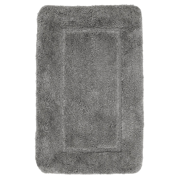 Mayfair Grey Bath Mat Anti-Slip Microfibre