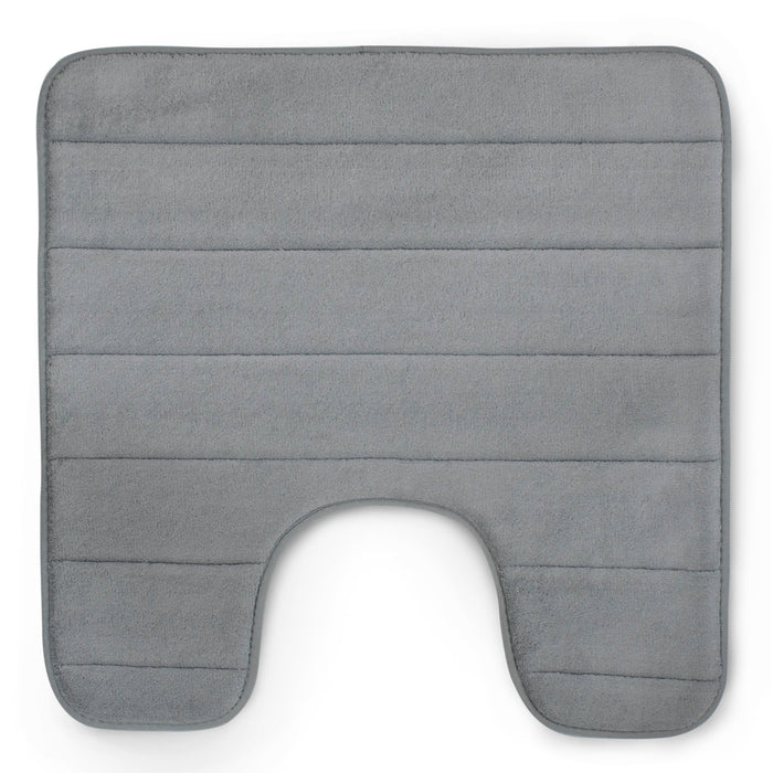 Memory Foam Silver Pedestal Mat Anti-Slip
