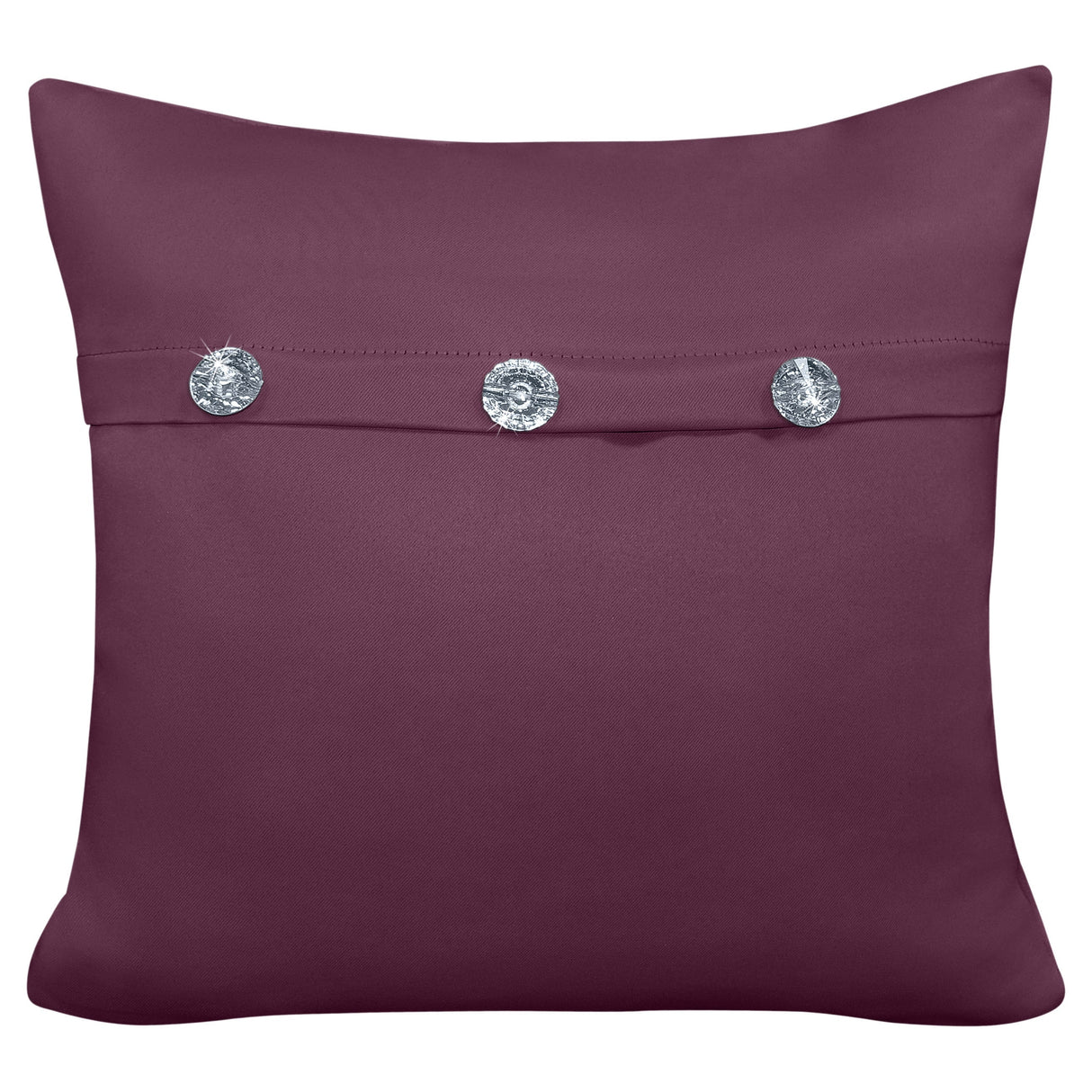 Velosso Mock Flap Diamante Cushion