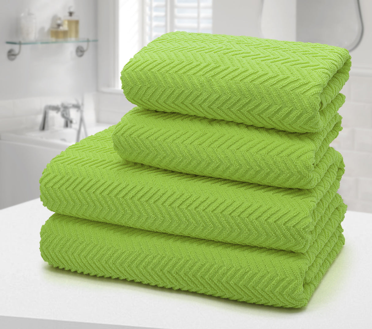 Velosso Exfoliating Chevron Towels 100% Cotton