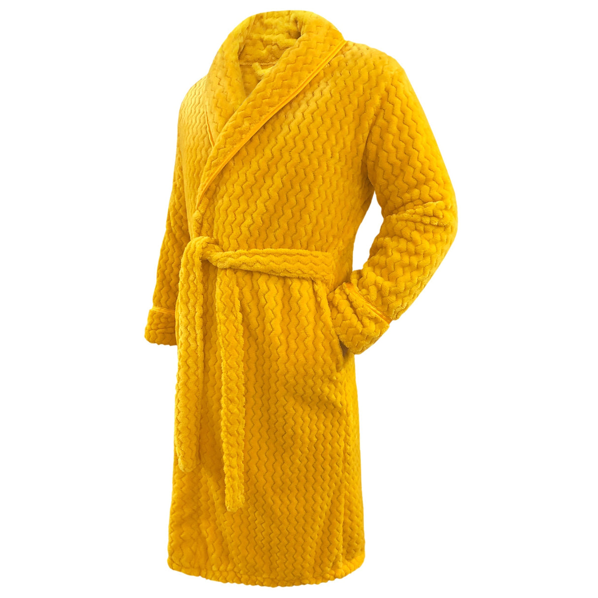 Velosso Moda Chevron Flannel Bath Robe