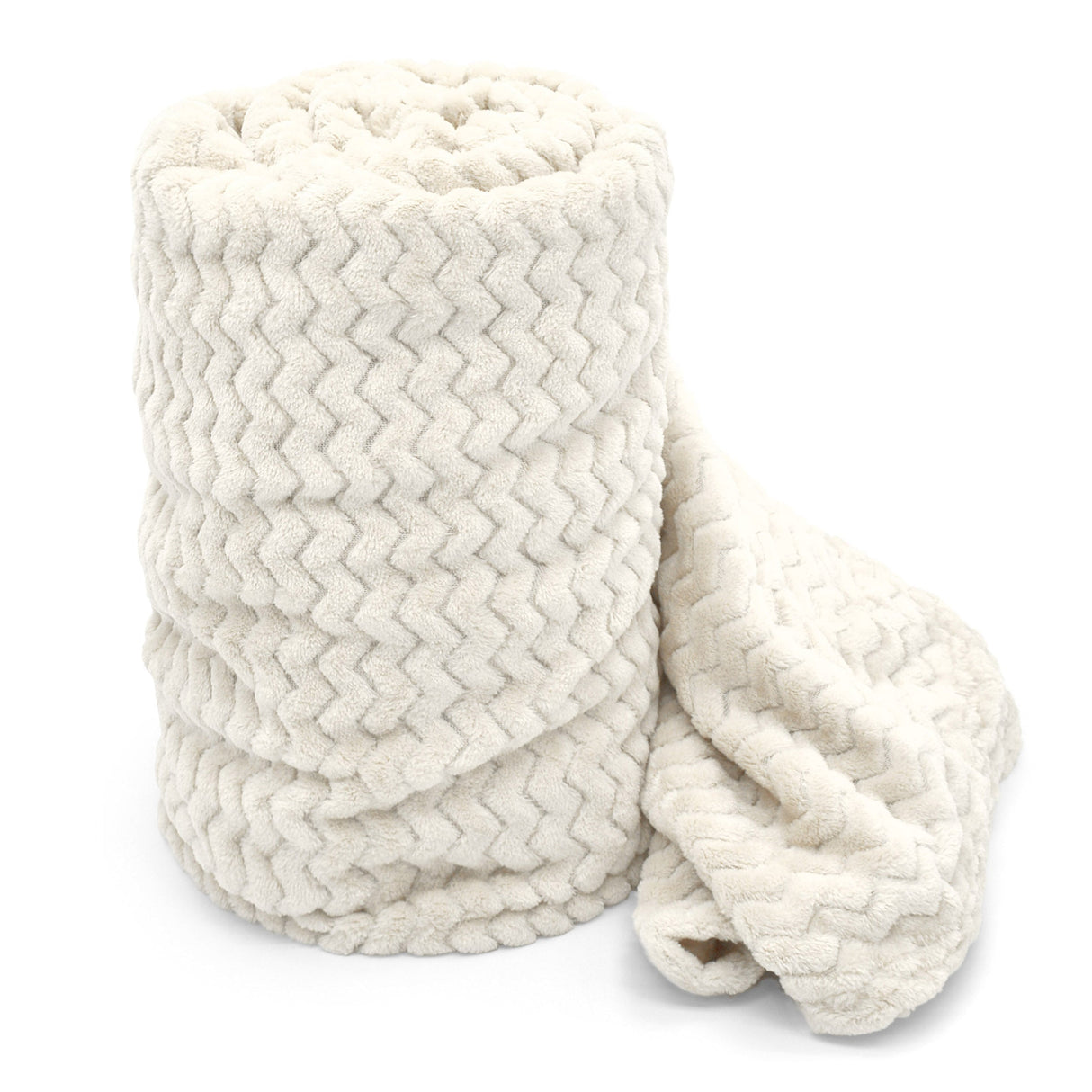 Velosso Super Soft Plush Chevron Blanket Throw