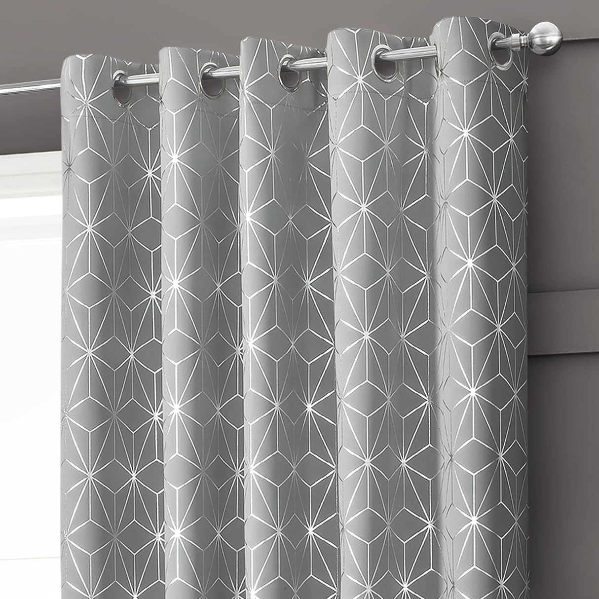 Velosso Moreno Blackout Ring Top Curtains