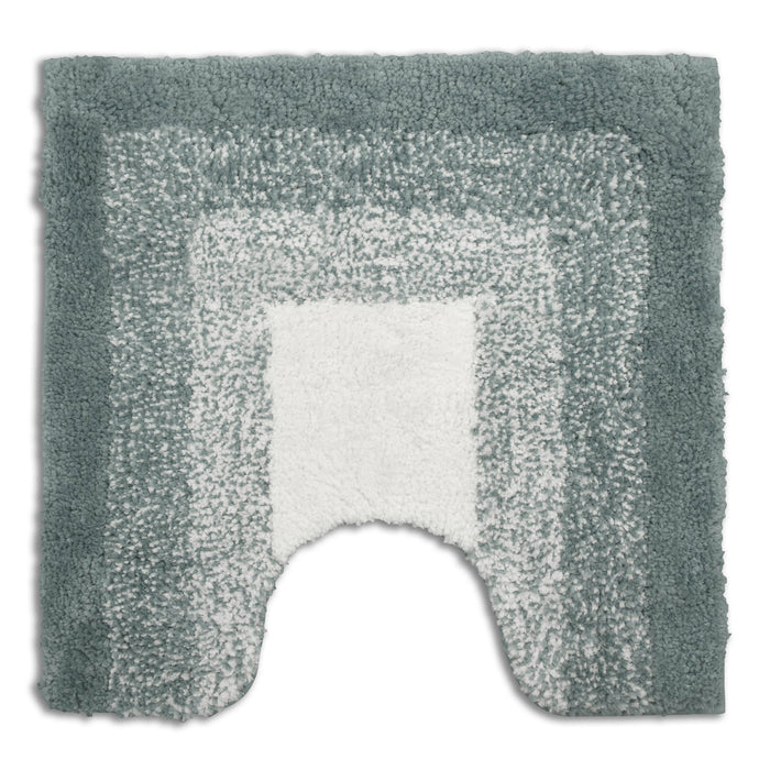 Nova Grey Pedestal Mat Anti-Slip Microfiber