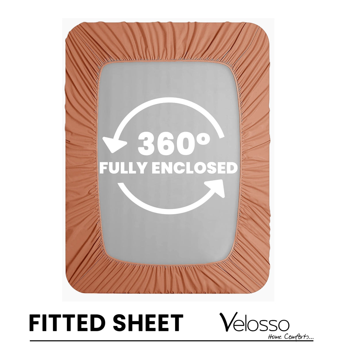 Velosso Microfibre Fitted Sheet