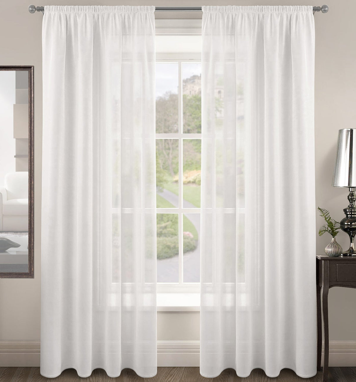 Intimates Riva Plain Sheer Voile Panel