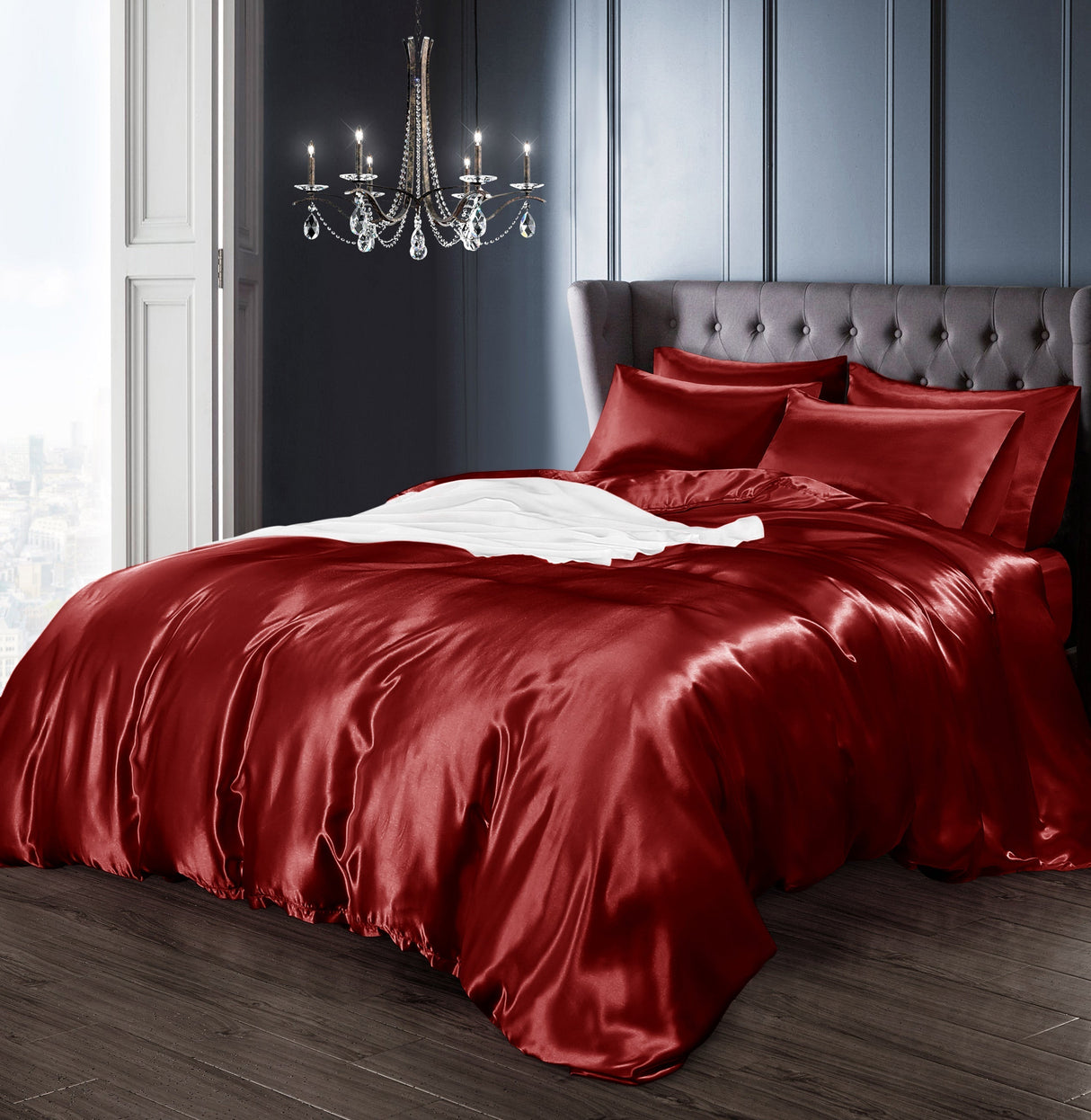 Intimates Satin Complete Bedding Set Duvet Cover & Pillowcase Set